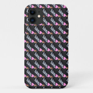 love pink hearts case