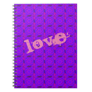 LOVE PINK MANDALA  NOTEBOOK