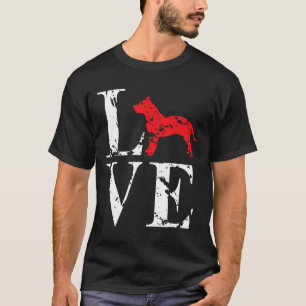 Love Pit Bull Shirt Perfect Gift