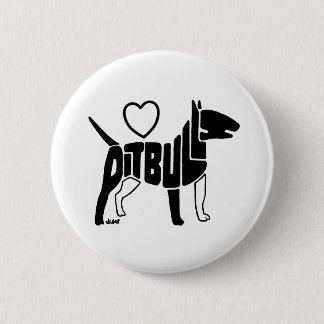 LOVE PITBULLS BUTTON