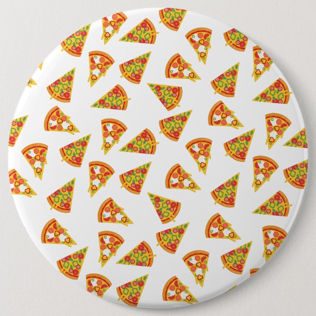 Love Pizza   6 Cm Round Badge (Front)