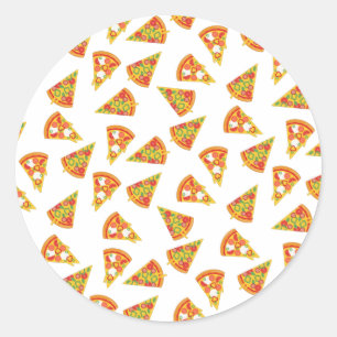 Love Pizza  Classic Round Sticker