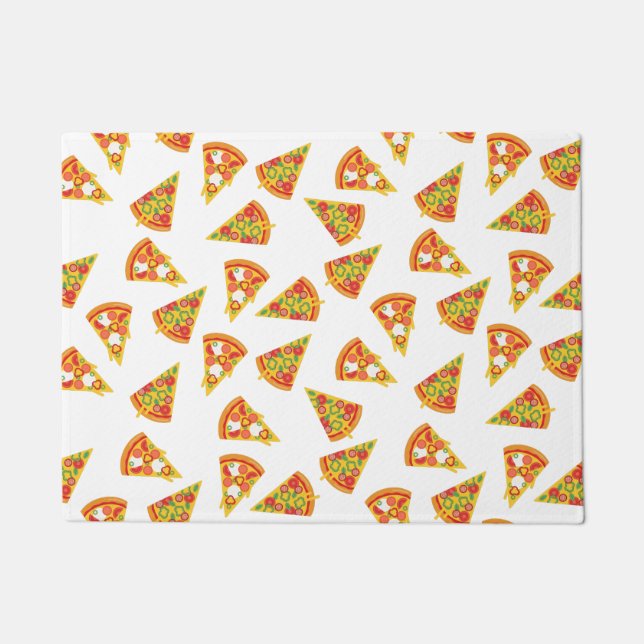 Love Pizza  Doormat (Front)