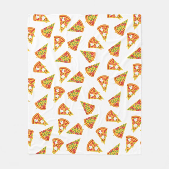 Love Pizza   Fleece Blanket (Front)