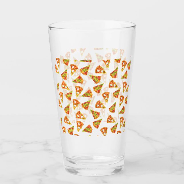 Love Pizza   Glass (Front)