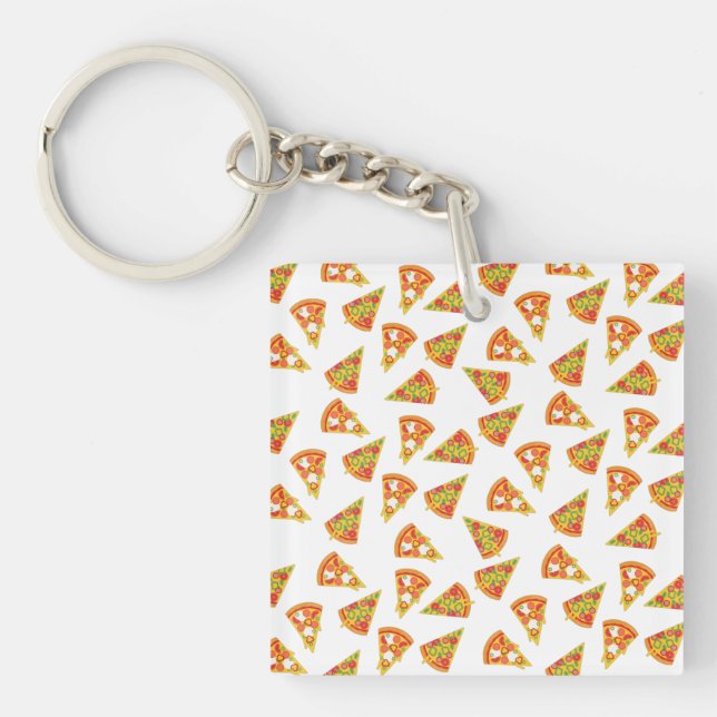 Love Pizza   Key Ring (Front)