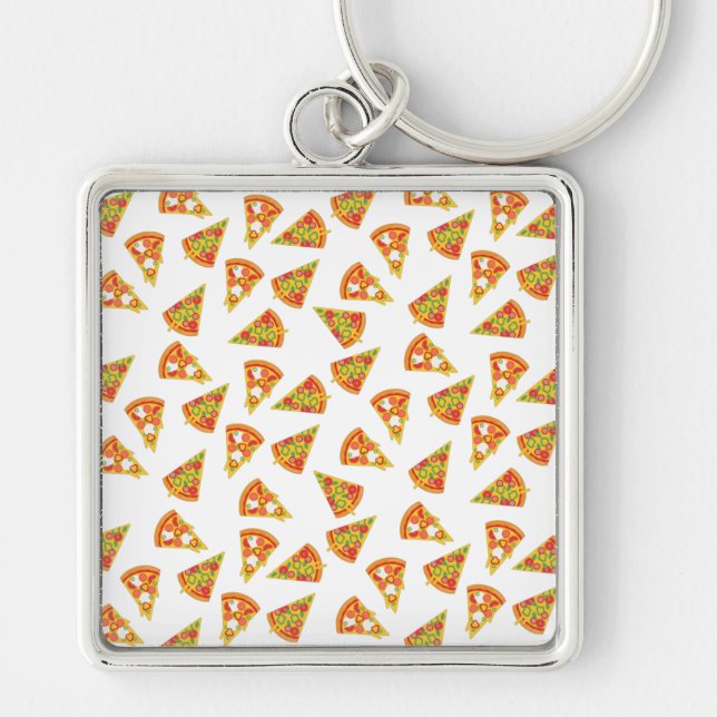 Love Pizza   Key Ring (Front)