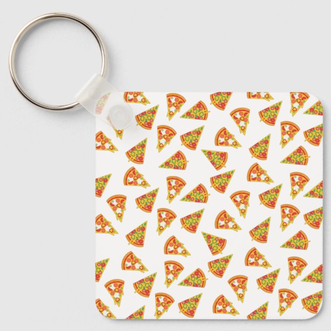 Love Pizza   Key Ring (Front)
