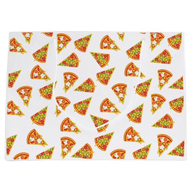 Love Pizza   Large Gift Bag (Front)