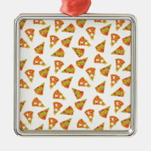 Love Pizza Metal Tree Decoration