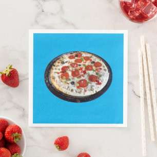 Love Pizza Paper Napkin