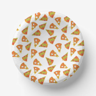 Love Pizza Paper Plate