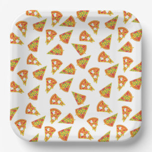 Love Pizza   Paper Plate