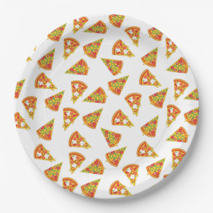 Love Pizza   Paper Plate