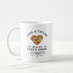 Love Pizza Personalised Coffee Mug