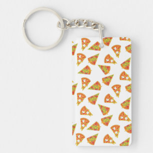 Love Pizza  Throw Pillow Key Ring