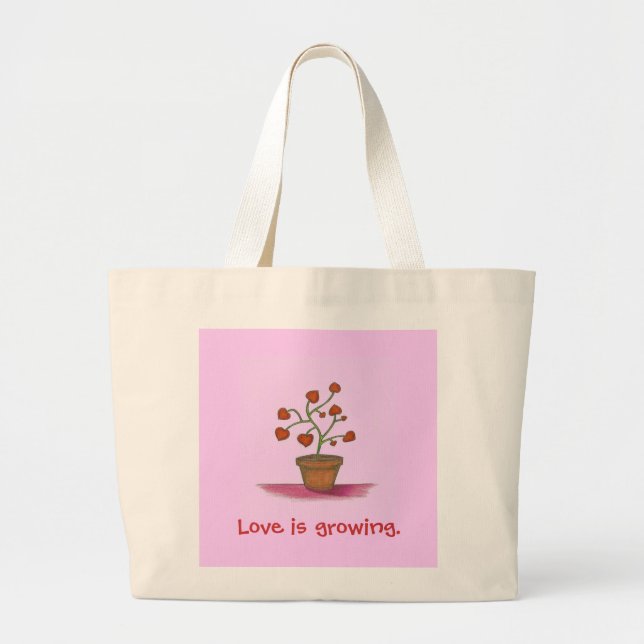 Love plant, love is growing Bag (Front)