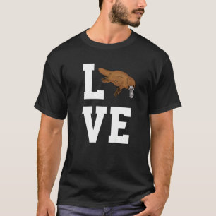 Love Platypus Outfit Animal Platypuses T-Shirt