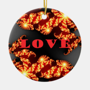 Love.png Ceramic Tree Decoration