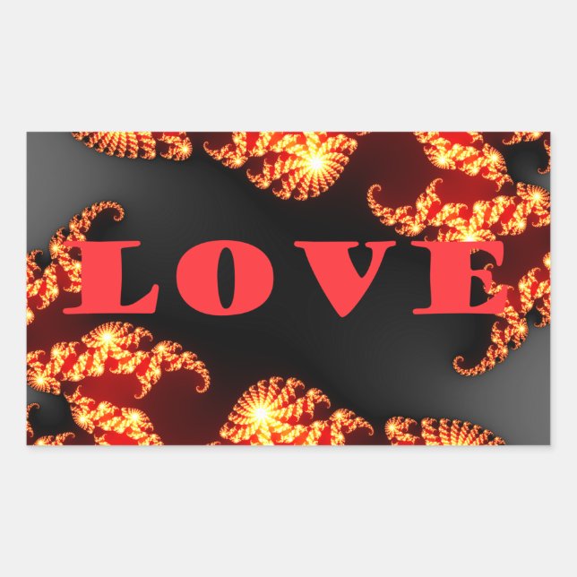 Love.png Rectangular Sticker (Front)