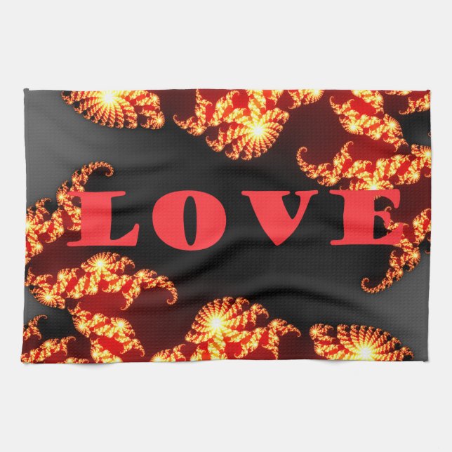 Love.png Tea Towel (Horizontal)