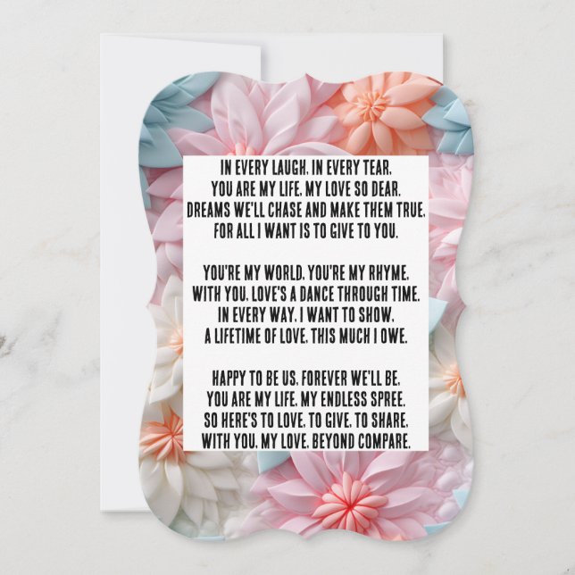 Love Poem Card (Front)