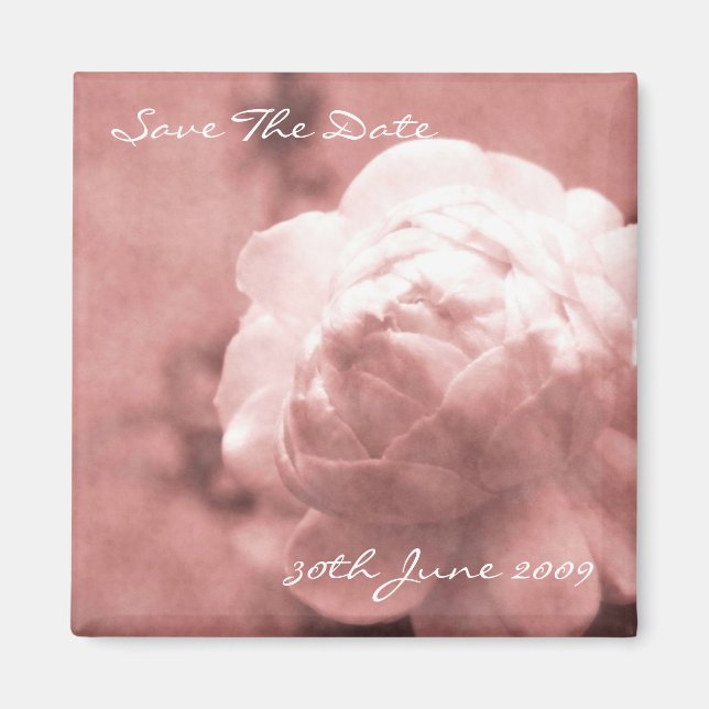 Love Poetry - Save The Date Magnet (Front)