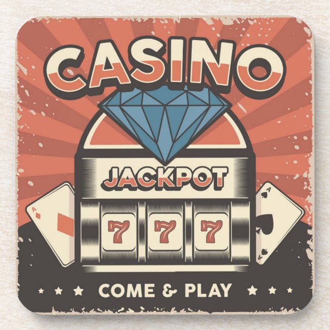 Love POKER Jackpot Coaster (Front)