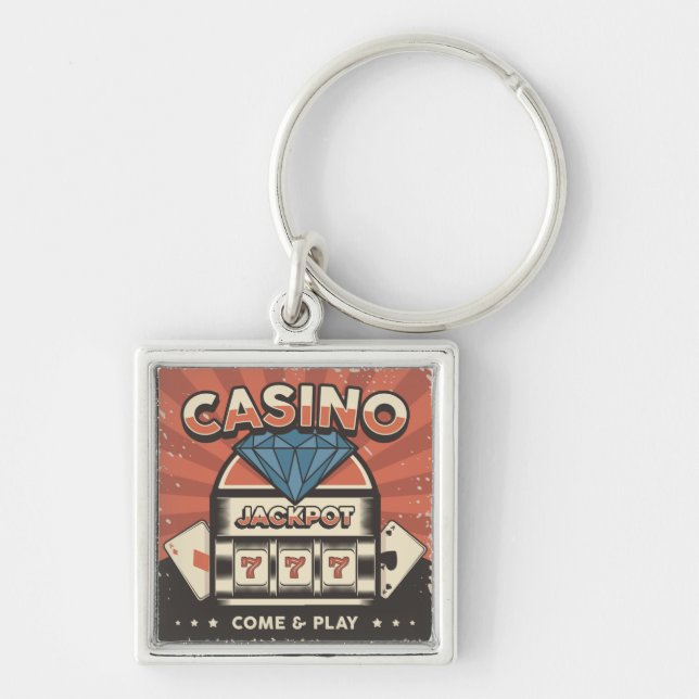 Love POKER Jackpot Key Ring (Front)
