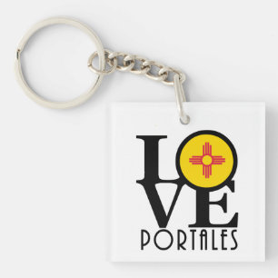 LOVE Portales Key Ring