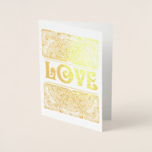 Love - Positive Quote´s Foil Card
