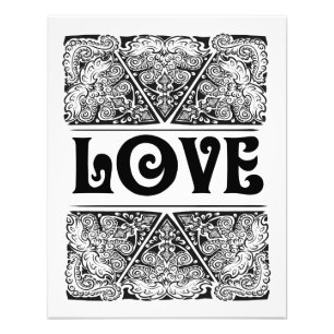 Love - Positive Statement Quote Photo Print