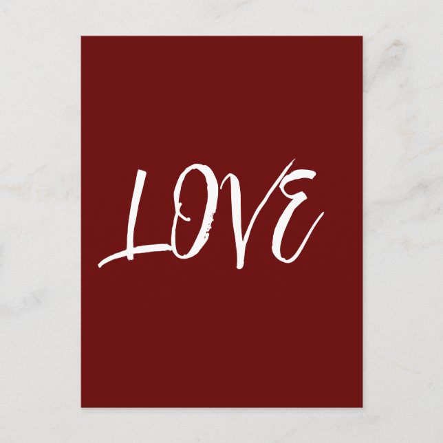 Love Post Card (Front)
