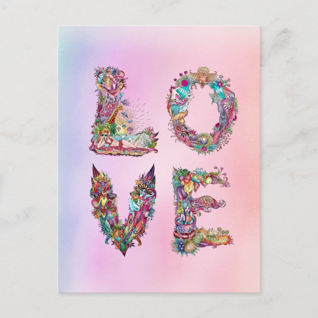 LOVE POSTCARD (Front)