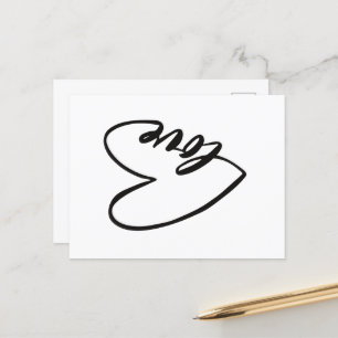 love postcard