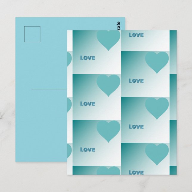 Love. Postcard (Front/Back)