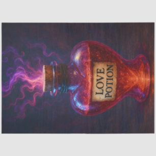 Love Potion Bottle Gothic Alchemy Decoupage Paper