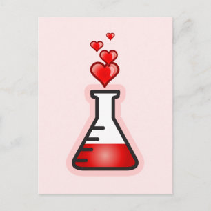 Love Potion Chemistry, Science of Health Postcard