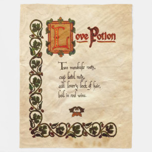 Love Potion Fleece Blanket