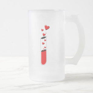 love potion frosted glass beer mug