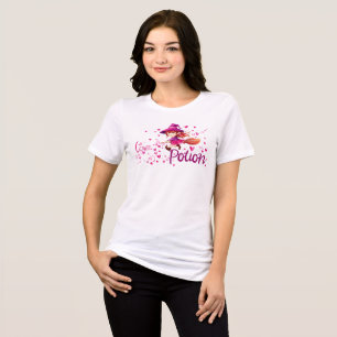 Love Potion Witch T-Shirt   Cute Pink Halloween Te Tri-Blend Shirt