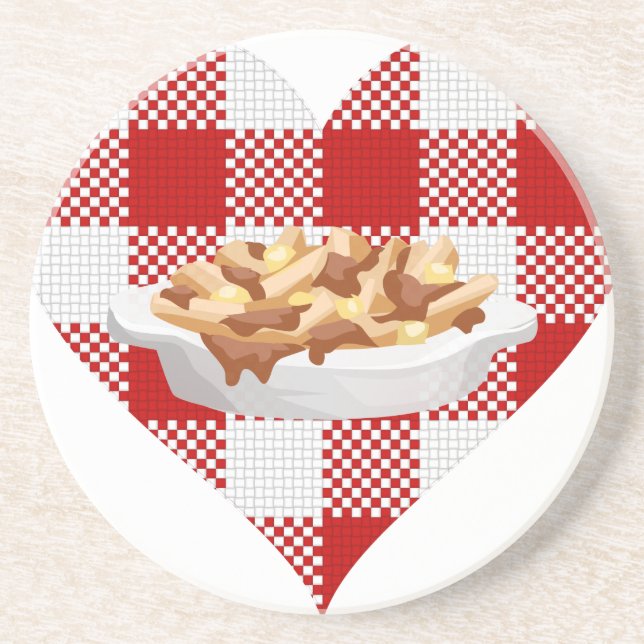 love poutine coaster (Front)