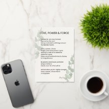 Love, Power, Force Poem Poetry