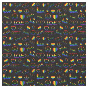 Love Pride Fabric