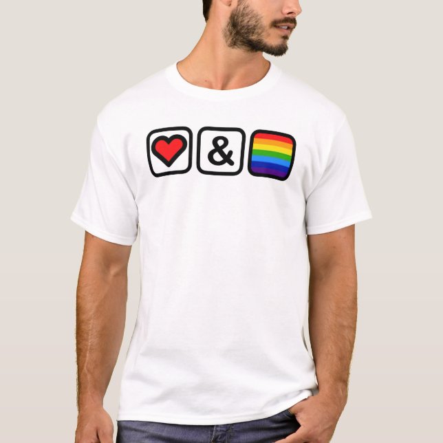 Love & Pride Icons T-Shirt (Front)