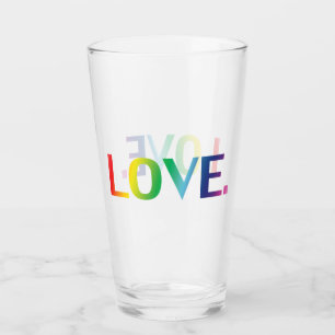 Love, pride lgbt lgbtq gay queer rainbow colours glass