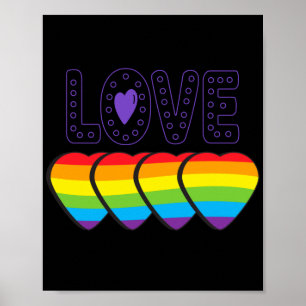 Love Pride. LGBT+Pride. Pride love Poster