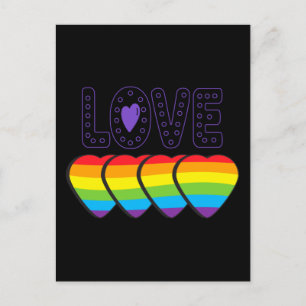 Love Pride. LGBT+Pride. Pride love Poster Postcard