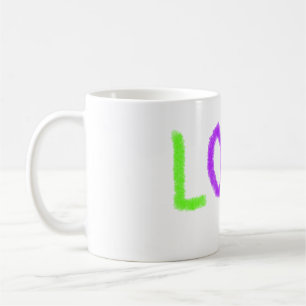 Love pride rainbow watercolor LGBTQ June modern Coffee Mug