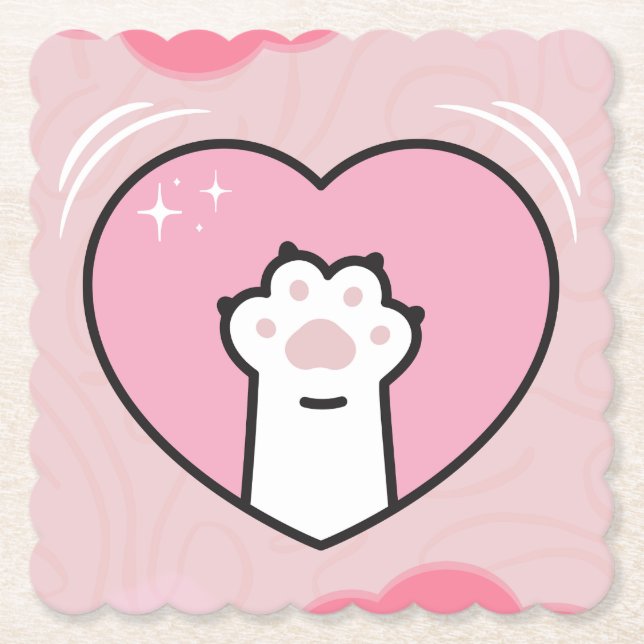 love prints paper coaster (Front)